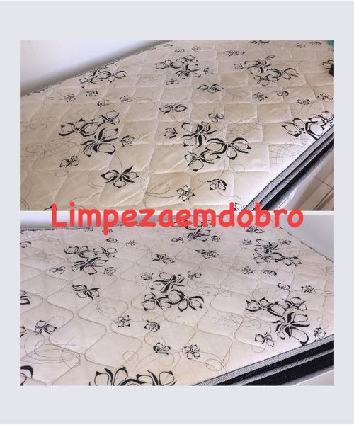 limpeza de colchão excelente da limpeza em dobro
