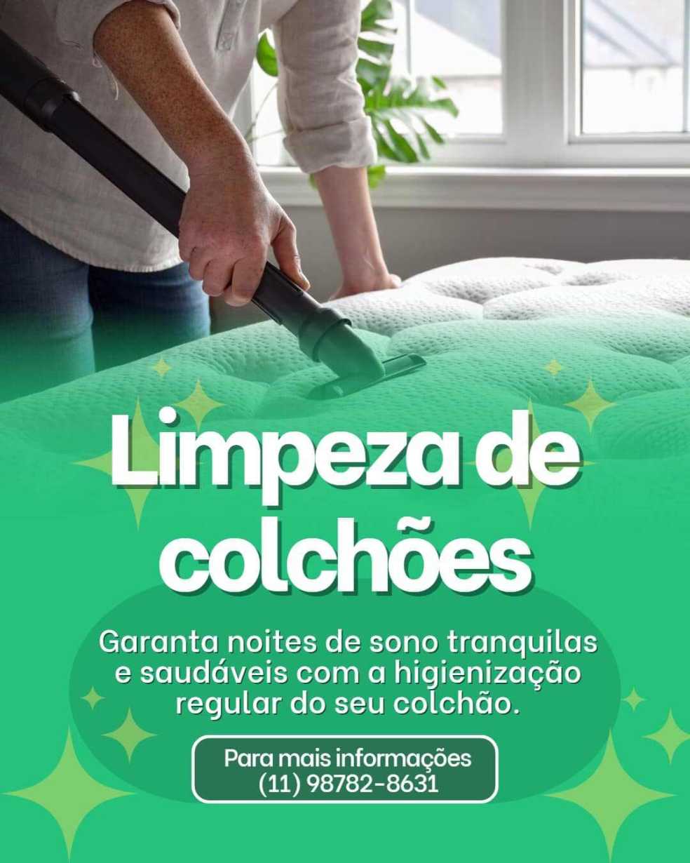 lavagem de colchão