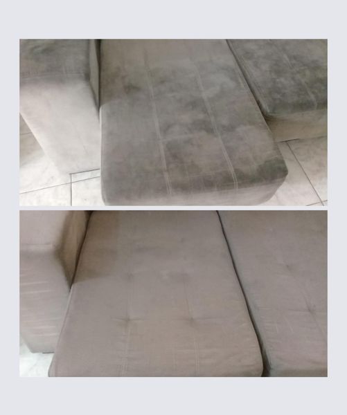limpeza de sofá - antes