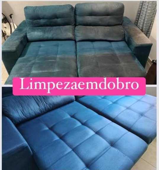 limpeza de sofá