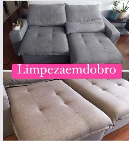 higienização de sofá